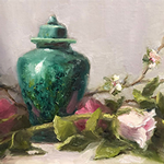 Emerald Jar & Roses
10 x 20
$850